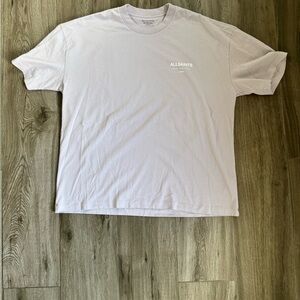 All Saints Light Purple Short Sleeve Tee